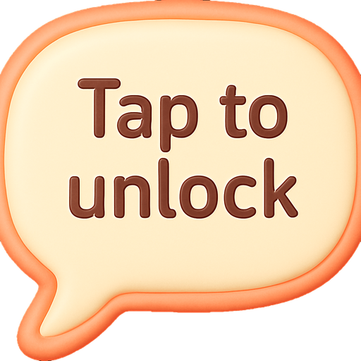 Change text to "Tap to unlock"