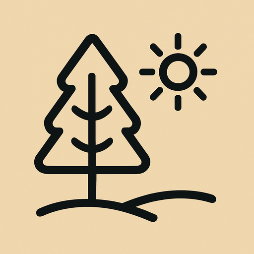 Minimalist nature icon.
In-Game asset.  2d.  High contrast.  No shadows