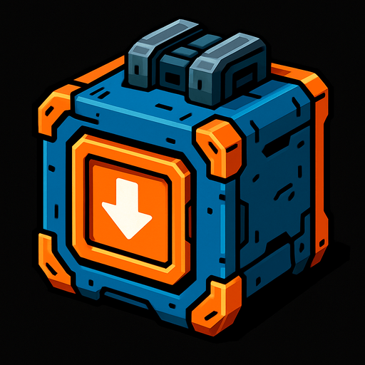 Stroge node.
In-Game asset.  High contrast.  No shadows