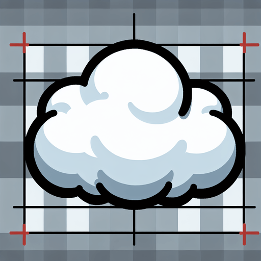 a puffy white cloud
Single Game Texture. In-Game asset. 2d. Blank background. High contrast. No shadows.