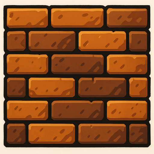 wall, 3d, yazısız.
In-Game asset.  2d.  High contrast.  No shadows