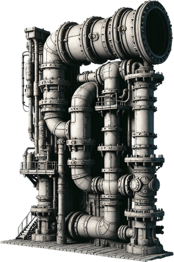 Pipe.
Single Game Texture. In-Game asset. 2d. Blank background. High contrast. No shadows.