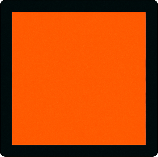 A square.
In-Game asset.  2d.  High contrast.  No shadows