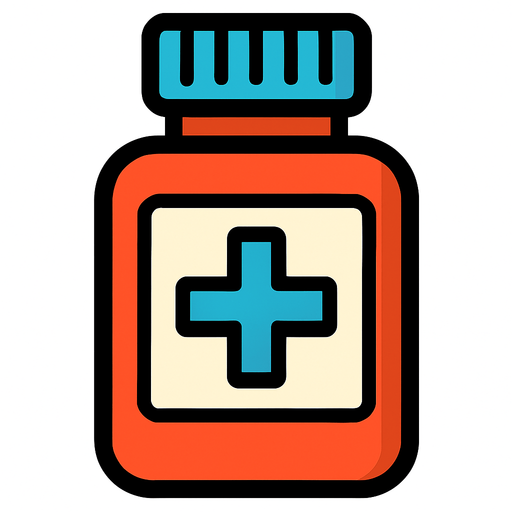 Medicina.
In-Game asset.  2d.  High contrast.  No shadows