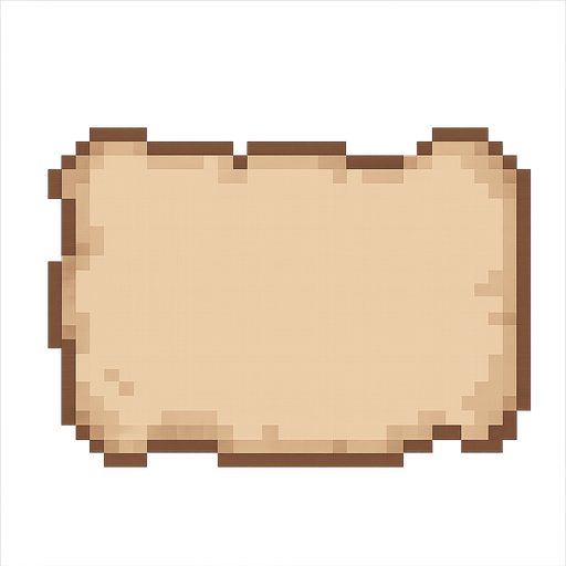 paper piece pixel. No background. Transparent background. Blank background. No shadows. 2d. In-Game asset. flat