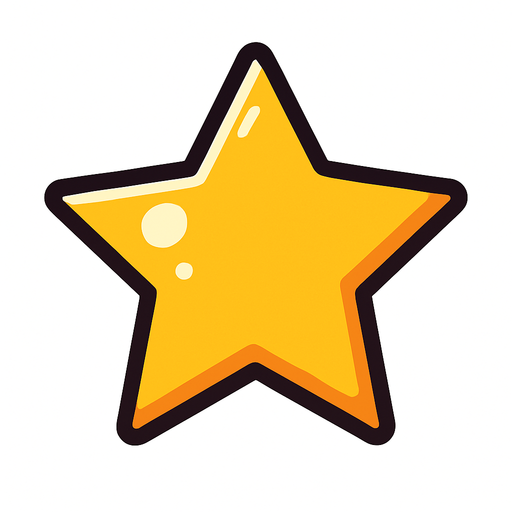Yıldız.
In-Game asset.  2d.  High contrast.  No shadows