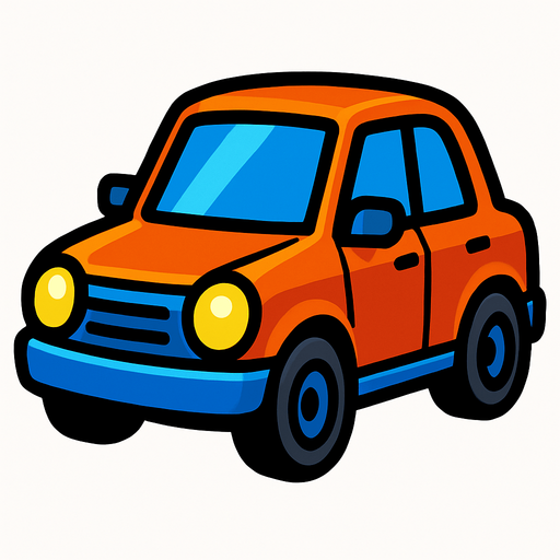 Car.
In-Game asset.  2d.  High contrast.  No shadows