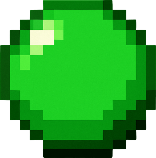 Cámbiale el color a verde, pixelart