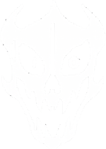 Flat staring gaster blaster Undertale.
In-Game asset.  2d.  High contrast.  No shadows