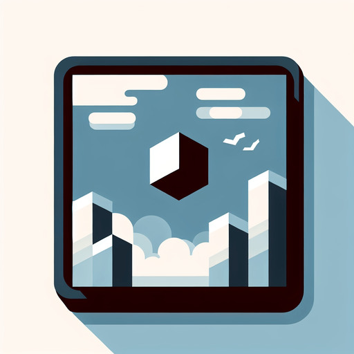 MG FlappyCube.
Single Game Texture.  In-Game asset.  2d.  Blank background.  High contrast.  No shadows