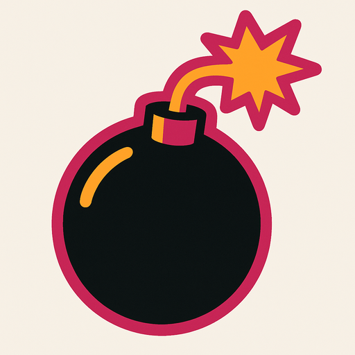 Bomba.
In-Game asset.  2d.  High contrast.  No shadows
