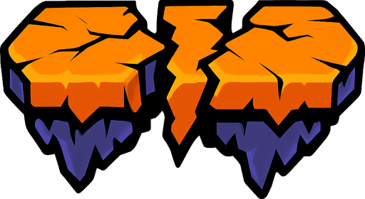 Platform break..
In-Game asset.  2d.  High contrast.  No shadows