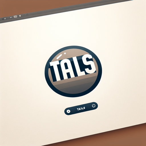 a button saying 'tails'.
In-Game asset. 2d. Blank background. High contrast.