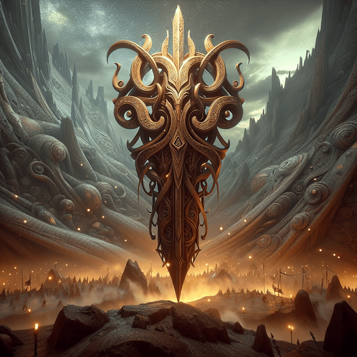 asgard.
Single Game Texture.  In-Game asset.  Blank background.  High contrast