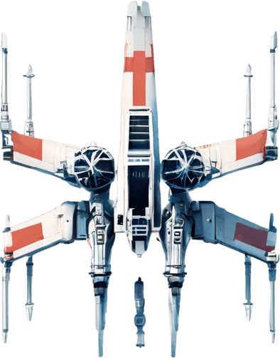 The same ship but with only 2 wings and no background