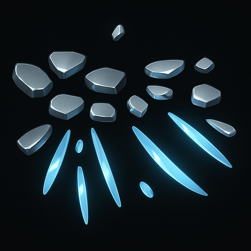 The parts will be made of metal and glass.