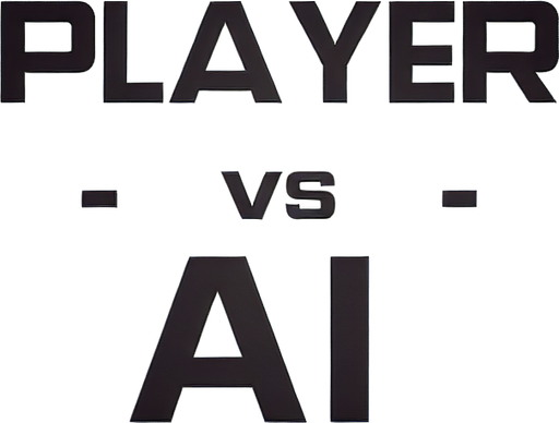 "Player 
    vs 
    Ai" text with white background.