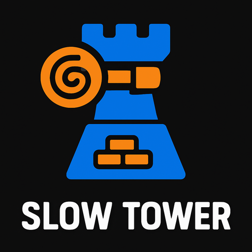 slowTowerAsset.
In-Game asset.  2d.  High contrast.  No shadows