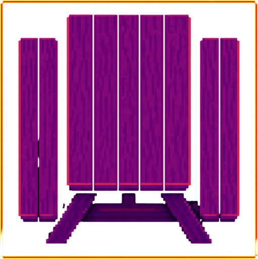 A outdoor wooden picnic bench. Top down view. Squared up.