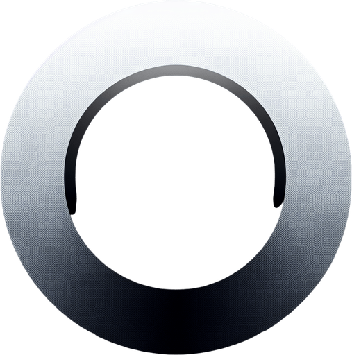 A perfect black circle centered on a transparent background, high resolution, with sharp edges and a clean design. The circle is evenly proportioned and fully opaque.