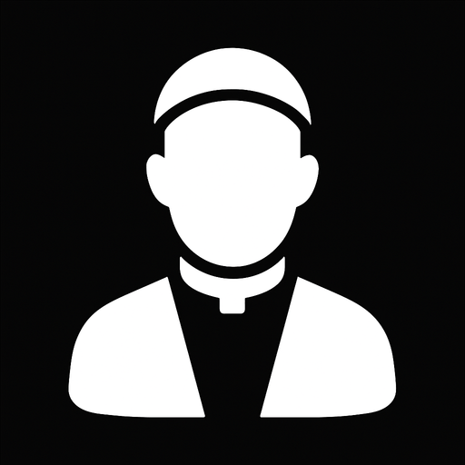 bir din adamı simgesi beyaz olsun içi oyuncun kararına göre dolub boşalacak her hangi bir terinde hiç bir dinle alakalı din simvolu bulunmasın.
In-Game asset.  2d.  High contrast.  No shadows