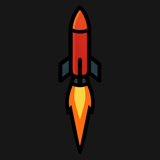 strait flare missile.
In-Game asset.  2d.  High contrast.  No shadows