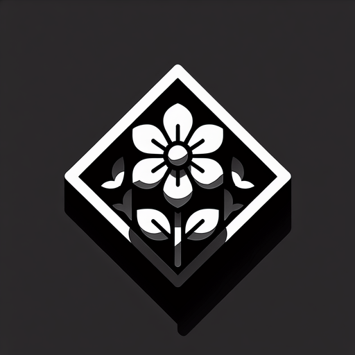 little flower.
Single Game Texture. In-Game asset. 2d. Blank background. High contrast. No shadows.