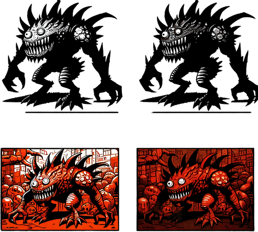 2D Single Monster. In-Game asset. 2d. Blank background. High contrast. No shadows..
Single Game Texture. In-Game asset. 2d. Blank background. High contrast. No shadows.