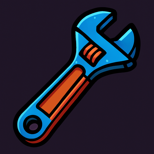 Llave inglesa.
In-Game asset.  2d.  High contrast.  No shadows