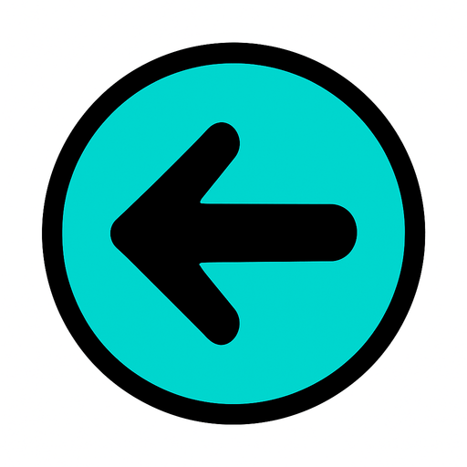 back button.
In-Game asset.  2d.  High contrast.  No shadows