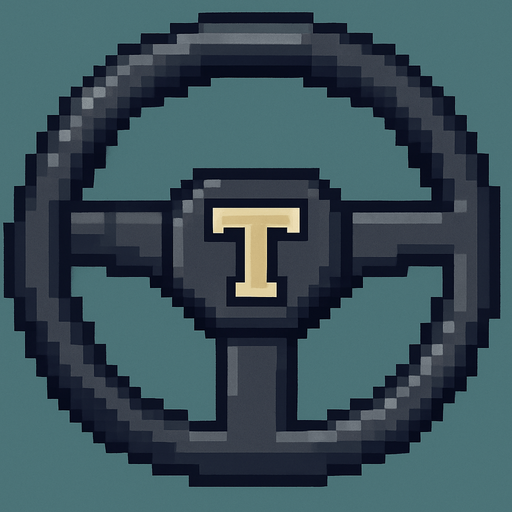 add a t in the middle of the steering wheel