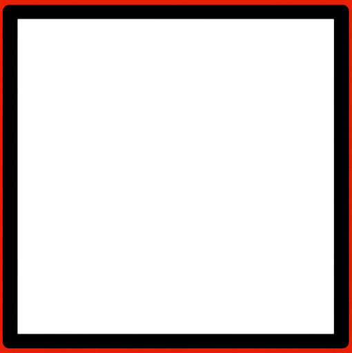 White square.
In-Game asset.  2d.  High contrast.  No shadows