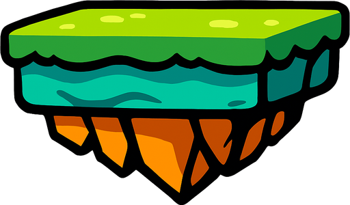 platform.
In-Game asset.  2d.  High contrast.  No shadows