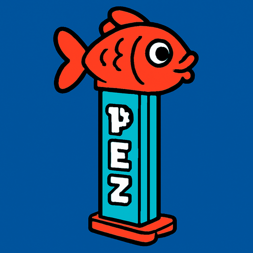 pez.
In-Game asset.  2d.  High contrast.  No shadows