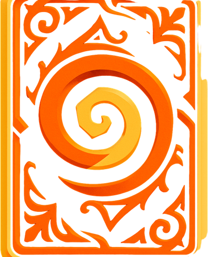 cardback.
In-Game asset.  2d.  High contrast.  No shadows