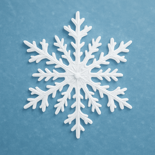 white snow flake