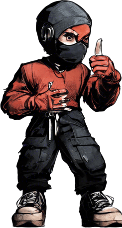 no mask, different clothing