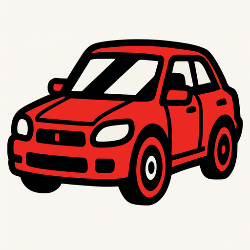 car.
In-Game asset.  2d.  High contrast.  No shadows