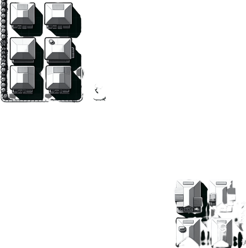 a two way road with houses upper view two d.
Single Game Texture.  In-Game asset.  2d.  Blank background.  High contrast.  No shadows