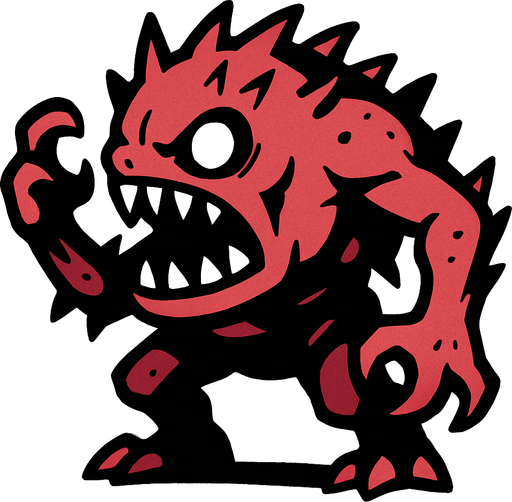 Enemy.
In-Game asset.  2d.  High contrast.  No shadows