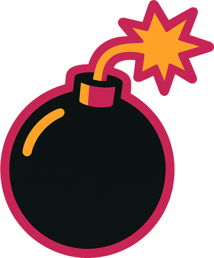 Bomba.
In-Game asset.  2d.  High contrast.  No shadows