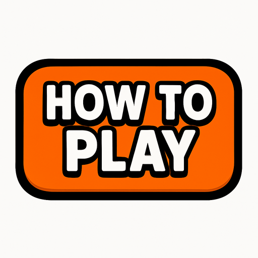 How to play button.
In-Game asset.  2d.  High contrast.  No shadows