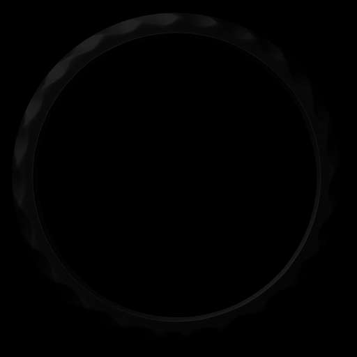 From this picture, i only need the outer black ring, cut off the rest