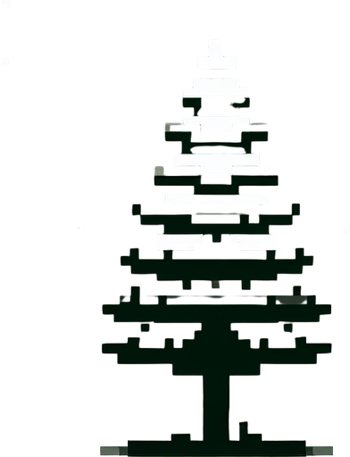 Tree, indie style, low resolution.
Single Game Texture. In-Game asset. 2d. Blank background. High contrast.
