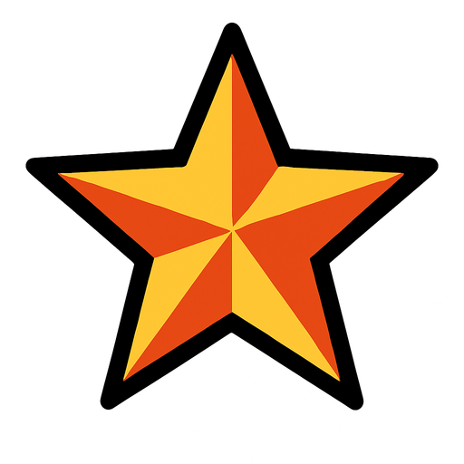 Estrella.
In-Game asset.  2d.  High contrast.  No shadows