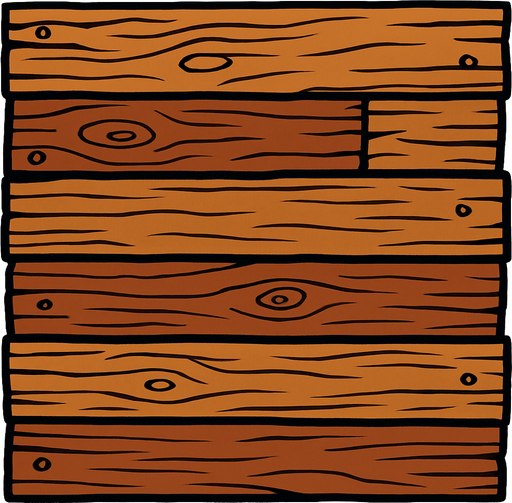 Ahşap duvr.
In-Game asset.  2d.  High contrast.  No shadows
