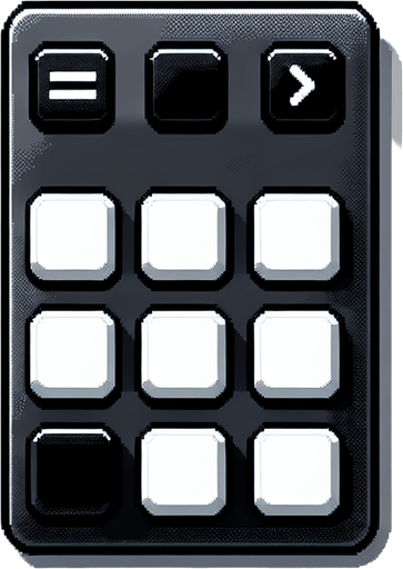 black mixed white keypad single button
Single Game Texture.  In-Game asset.  2d.  Blank background.  High contrast.  No shadows