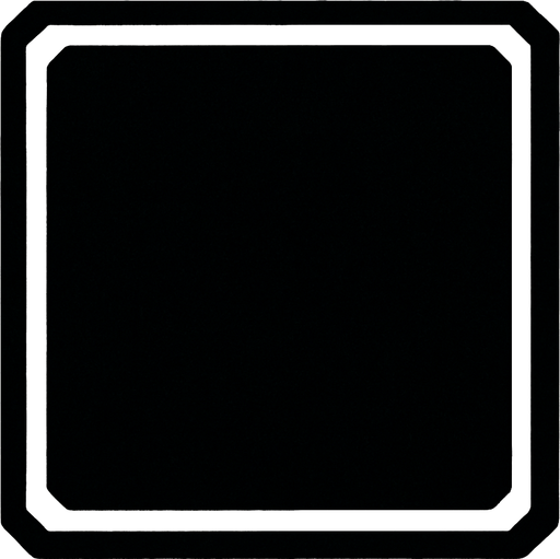 black block.
In-Game asset.  2d.  High contrast.  No shadows