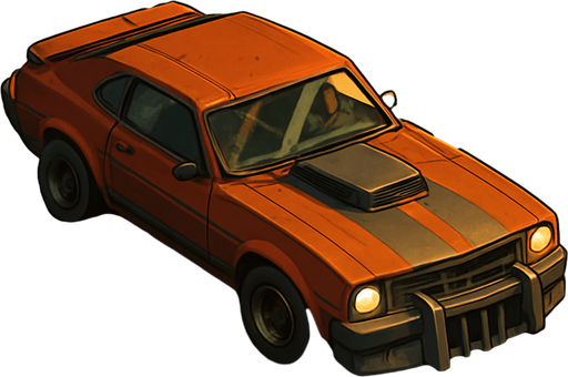 Fullscreen modern App Store landscape banner, 16:9, high definition, for a game titled "Zombie Highway Survivor" and with the description "Drive through zombie-filled highways, collect upgrades, and customize your car to survive as long as possible in this intense top-down survival game.". No text on banner!