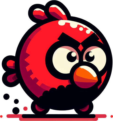 flippy bird boru.
Single Game Texture. In-Game asset. 2d. Blank background. High contrast. No shadows.